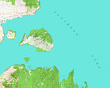 1966 Map of Flathead Lake Montana