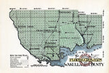 1914 Map of Wakulla County Florida Crawfordville