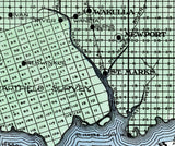 1914 Map of Wakulla County Florida Crawfordville