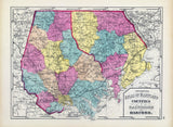 1873 Map of Baltimore and Harford County Maryland