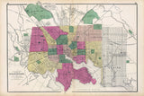 1873 Map of Baltimore Maryland