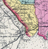 1873 Map of Cecil and Kent County Maryland