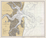 1926 Nautical Map of St Andrew Sound Georgia