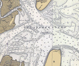 1926 Nautical Map of St Andrew Sound Georgia