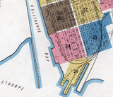 1920 Town Map of Brunswick Glynn County Georgia