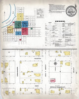 1909 Town Map of Demopolis Marengo County Alabama