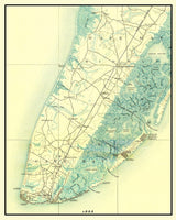 1888 Map of Cape May New Jersey