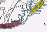 1909 Map of the New Jersey Coast