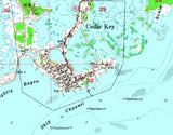 1963 Map of Cedar Key Florida