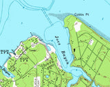 1972 Map of Destin Florida