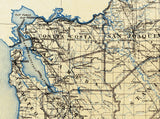 1922 Map of Central California