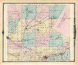 1878 Map of Outagamie County Wisconsin
