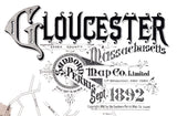 1892 Town Map of Gloucester Massachusetts