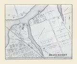 1878 Map of Branchport New Jersey
