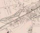 1878 Map of Eatontown New Jersey