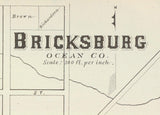 1878 Map of Bricksburg New Jersey