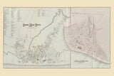1878 Map of Cape May City and Sea Grove New Jersey