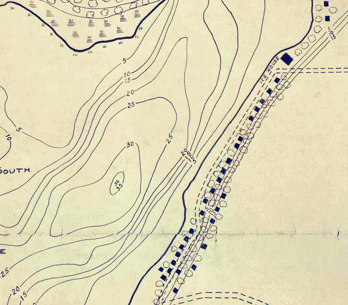 1922 Map of North Pine South Pine and Stone Lakes LaPorte County Indiana