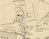 1878 Map of Forked River New Jersey