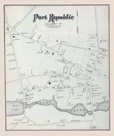1878 Map of Port Republic New Jersey