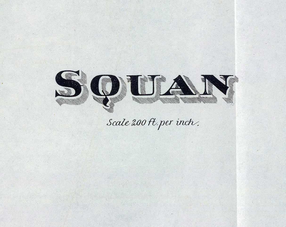 1878 Map of Squan New Jersey