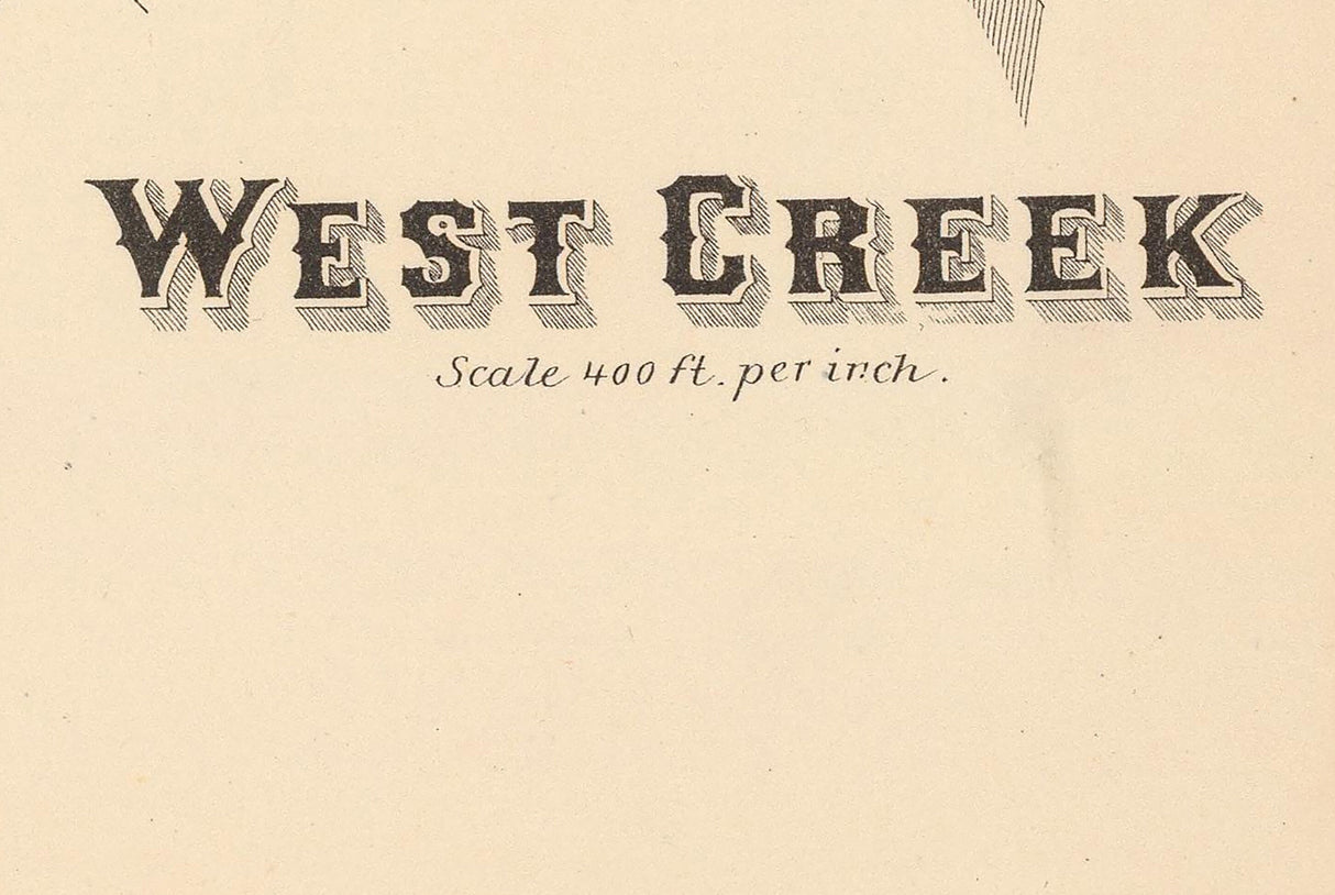 1878 Map of West Creek New Jersey