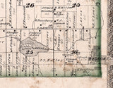 1880 Map of Salem Township Steuben County Indiana