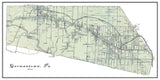 1860 Map of Germantown Pennsylvania