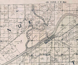 1905 Farm Line Map of Tippecanoe County Indiana