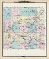 1878 Map of Monroe County Wisconsin