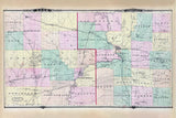 1878 Map of Wood and Portage County Wisconsin