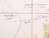 1875 Town Map of Hardinsburg Washington County Indiana