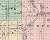 1878 Map of Barron County Wisconsin