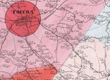 1911 Map of Stephens County Georgia