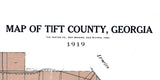 1919 Map of Tift County Georgia