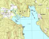 2001 Map of Newfound Lake New Hampshire