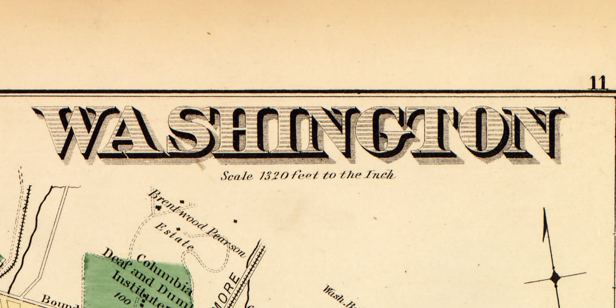 1879 Map of Washington DC