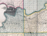 1885 Map of Sacramento County California