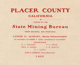 1902 Map of Placer County California
