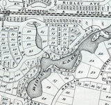 1875 Map of Ridley Park Delaware County Pennsylvania
