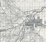 1897 Farm Line Map of the Kern Delta Kern County California