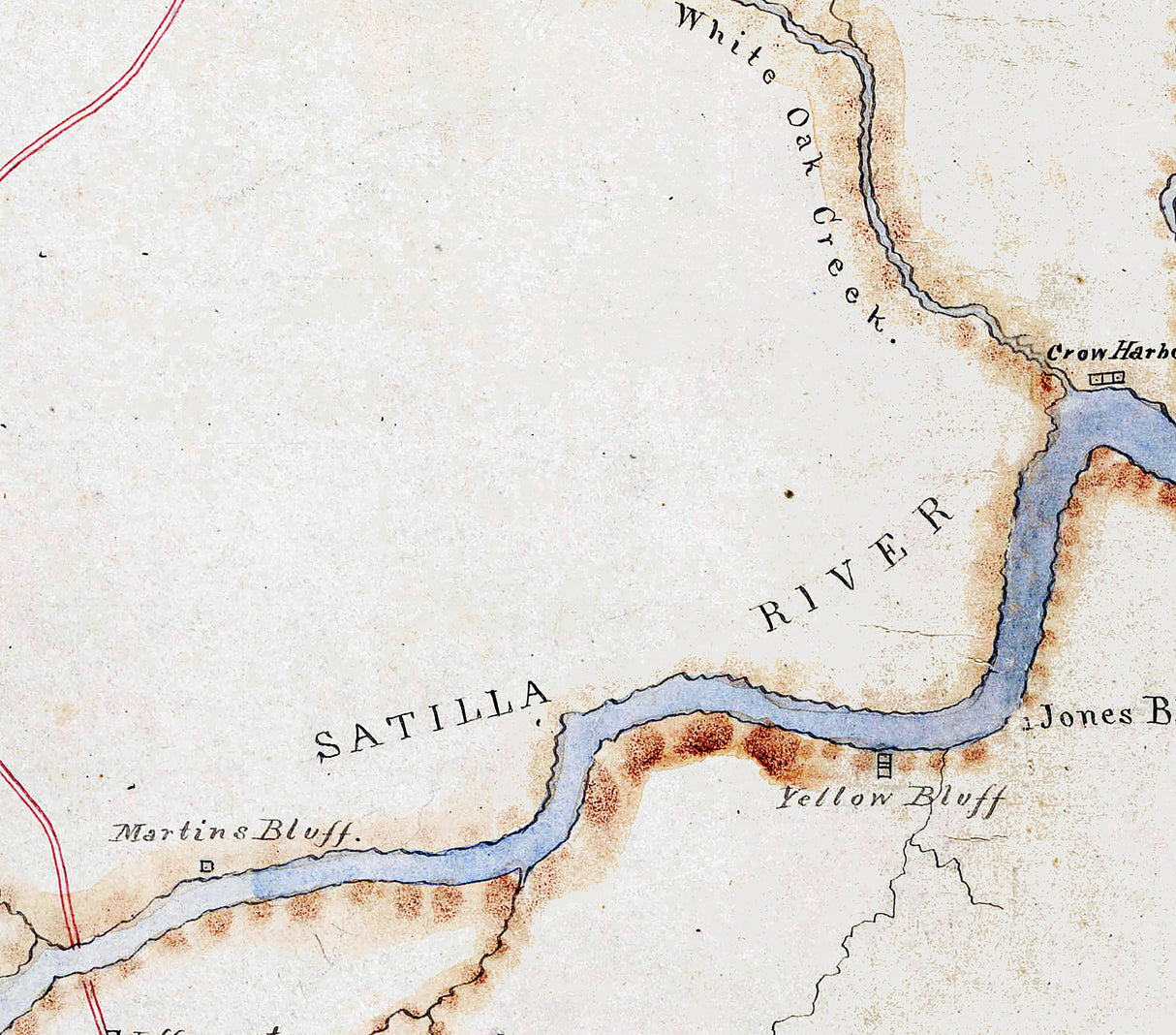 1869 Map of Camden County Georgia