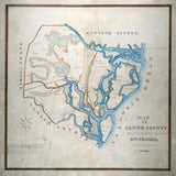 1869 Map of Glynn County Georgia