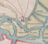 1869 Map of McIntosh County Georgia