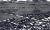 1887 Panoramic Map of Tuskaloosa Alabama