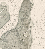 1911 Nautical Map of St Andrew Sound Georgia