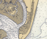 1926 Nautical Map of St Andrew Sound Georgia