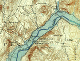 1937 Map of Great Sacandaga Lake New York