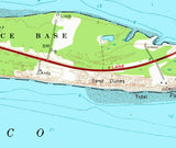 1972 Map of Destin Florida