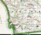 1922 Map of Southern California